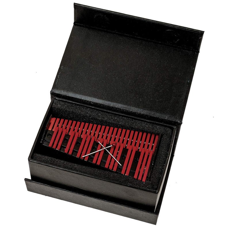 Dselvgvu Miniature Xylophone with Case Mini Marimba Percussion Musical Instrument Replica Collectible Dollhouse Accessories Model Home Ornament (Xylophone) - Image 3